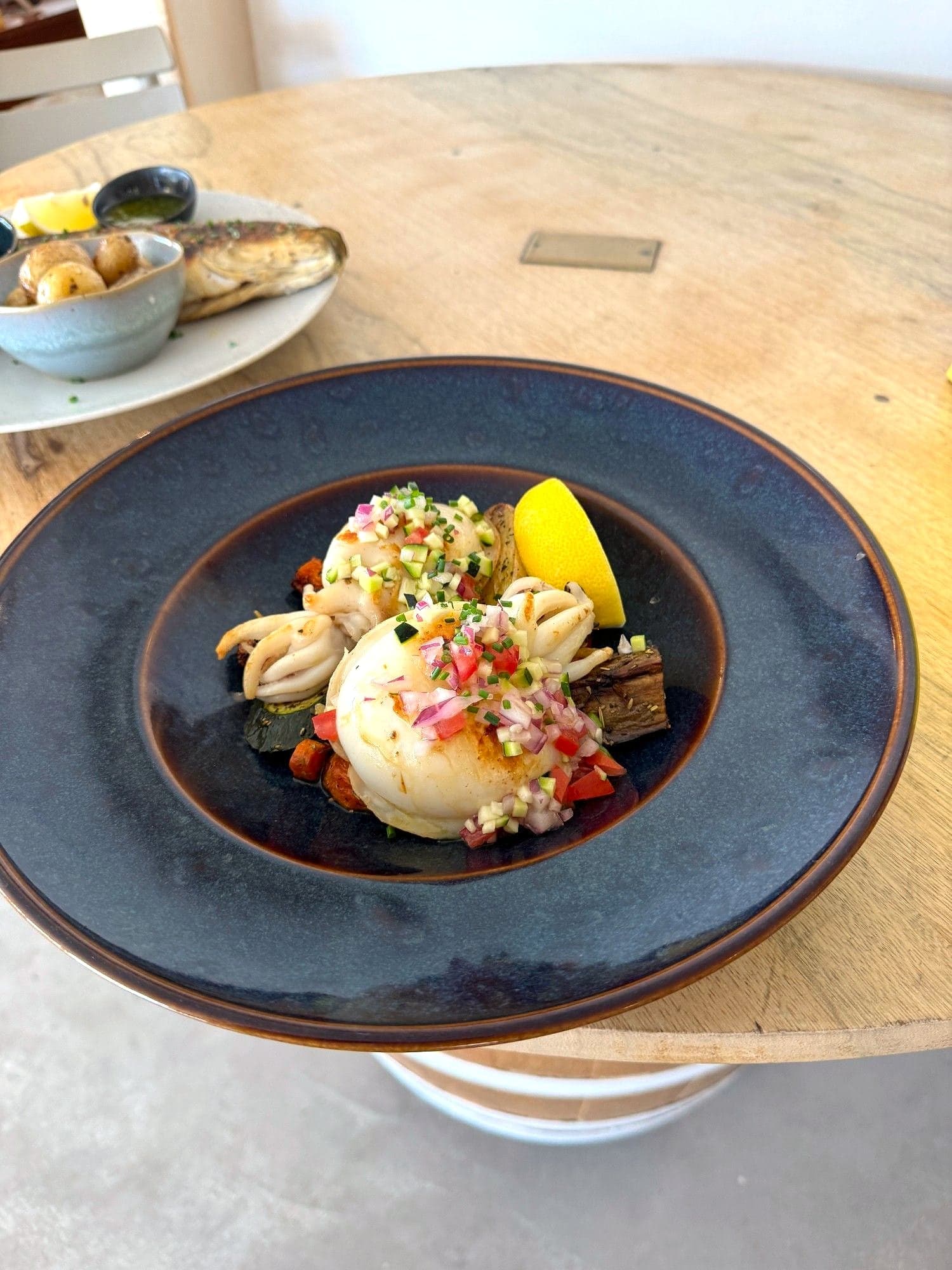 Tintenfisch von der Plancha